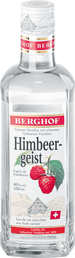 [Translate to Englisch:] Berghof Himbeergeist - Lateltin AG